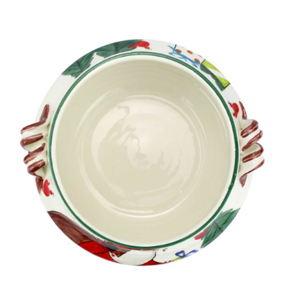 Vietri Old St. Nick Cachepot w/Gifts