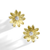 Michael Aram Vintage Bloom Earrings (Gold, Sterling Silver and Diamonds)