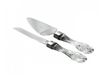 Waterford Wedding Crystal Cake Knife and Server Set