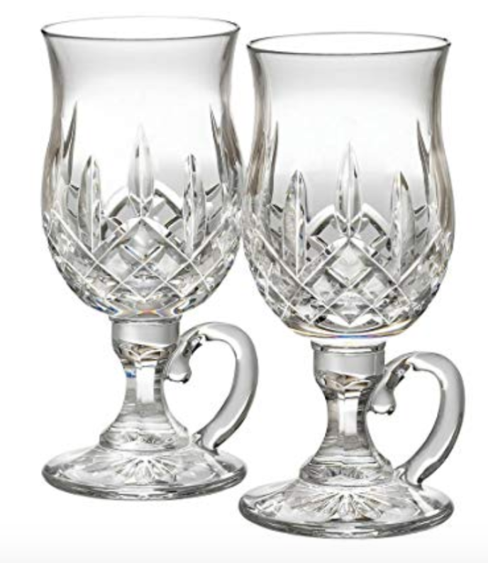 Waterford Lismore Irish Coffee Mugs, Set of 2