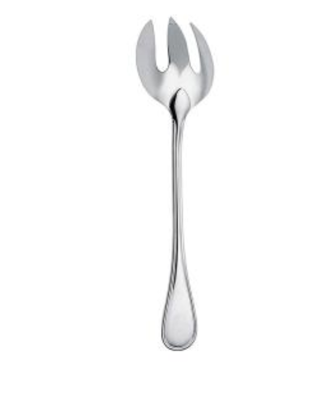 Christofle Albi Flatware: Salad Serving Fork, Silver-Plated