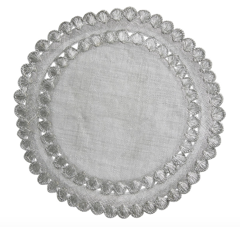 Juliska Placemat: Isadora - Silver