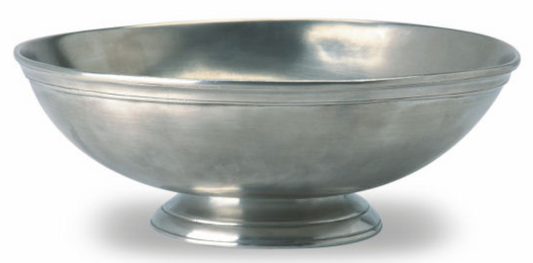 Match Pewter Round Footed Centerpiece