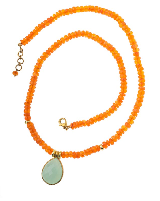 Vasant Chalcedony Necklace