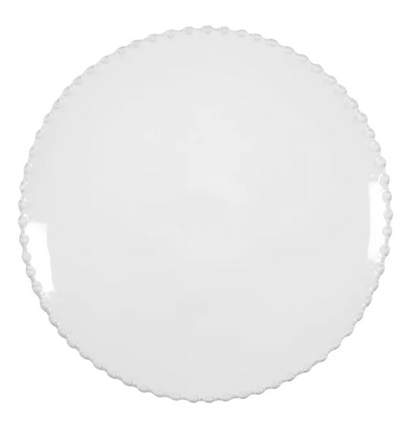 Costa Nova White Pearl Dinner Plate