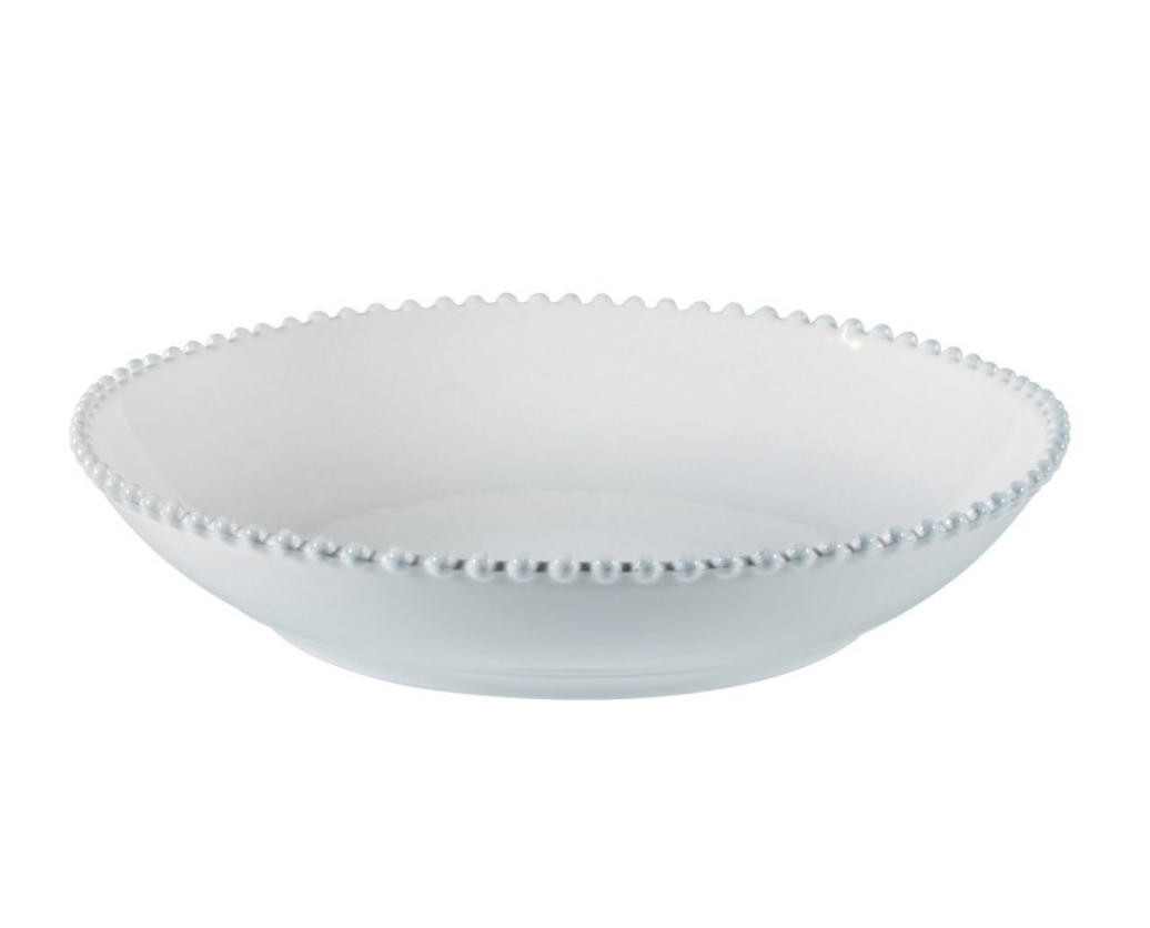 Costa Nova White Pearl Soup Pasta Plate