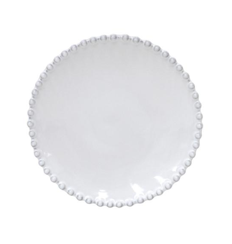 Costa Nova White Pearl Bread and Butter Plate