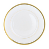 Christofle Malmaison Dinnerware: Bread and Butter Plate, Porcelain Gold-Finish