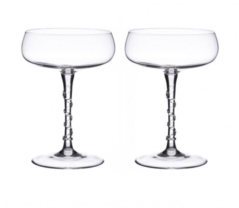Juliska Amalia Champagne Coupes - Set of 2