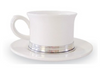 Match Pewter Convivio  Cappuccino/Tea Cup with Saucer
