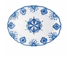 Le Cadeaux Moroccan Blue 16" Platter