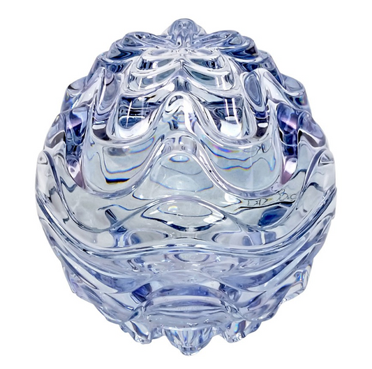 Lalique Box - Vibration Box Blue Lustre