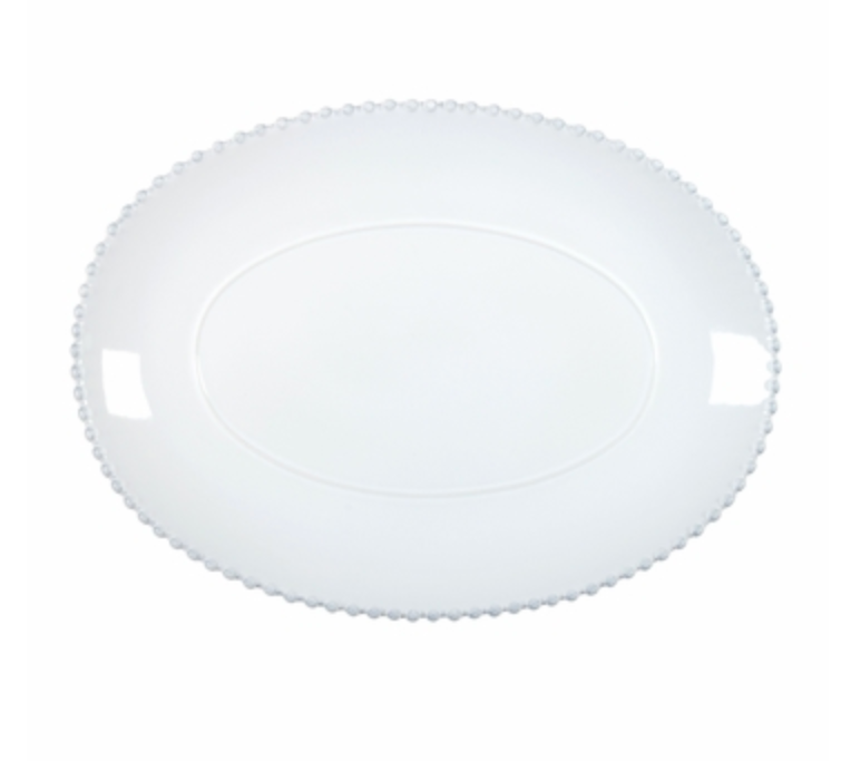 Costa Nova White Pearl 14 inch Oval Platter