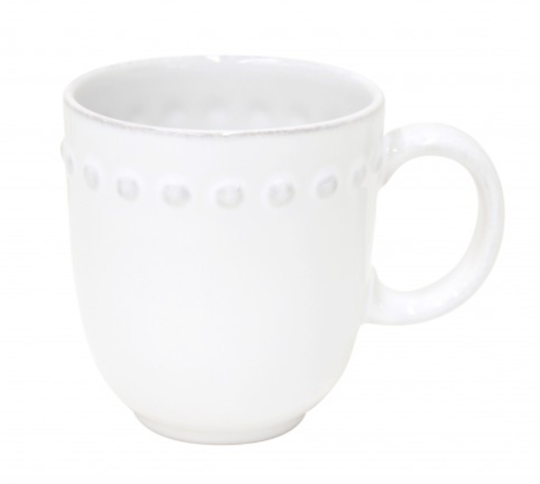 Costa Nova White Pearl Mug