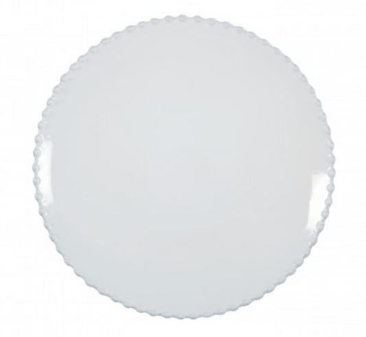 Costa Nova White Pearl Salad Plate
