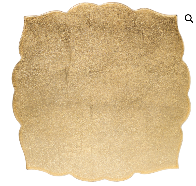 Kim Seybert Placemat: Fez in Champagne, Set of 4