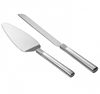 Waterford Lismore Diamond Silver Cake Knife and Server Set