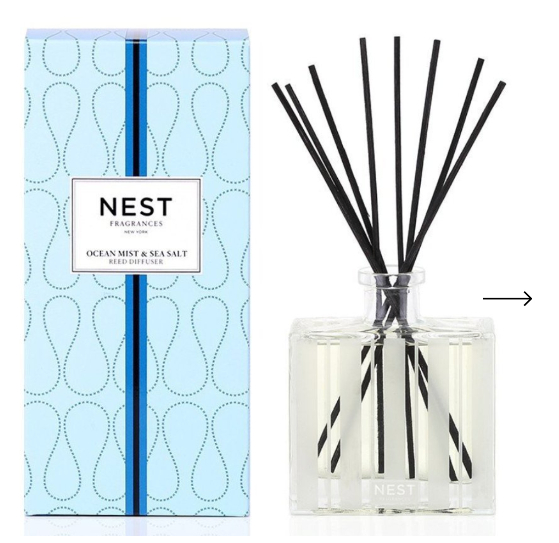 Nest Ocean Mist and Sea Salt Reed Diffuser