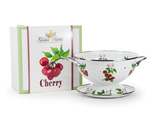 Golden Rabbit Cherry Colander Set