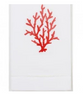 Red Coral Knot Hand Towel