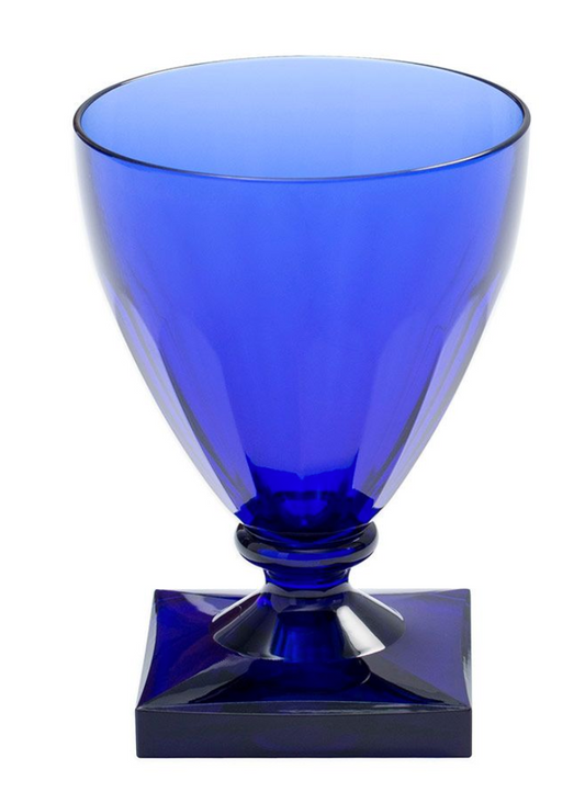 Caspari Acrylic: Wine Goblet Cobalt