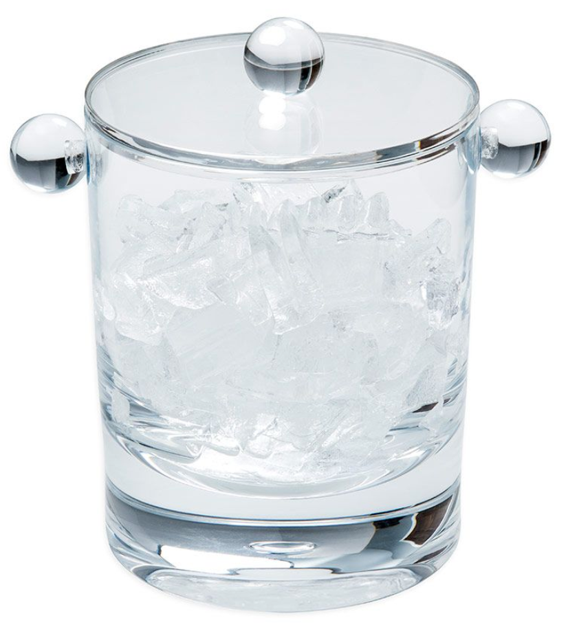 Caspari Acrylic: Ice Bucket Crystal