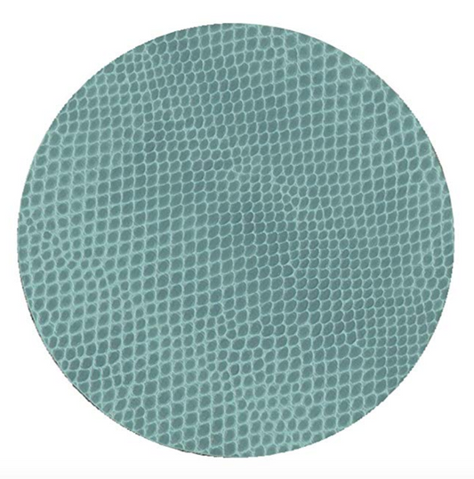 Caspari Coasters:  Snakeskin - Mist, Set of 8