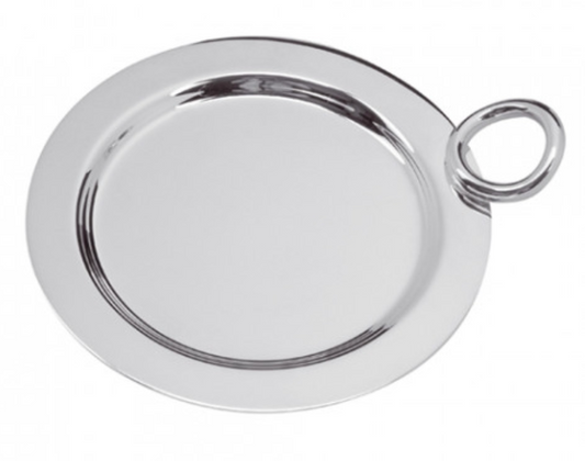 Christofle Vertigo Bottle/Carafe Coaster, Silver-Plated