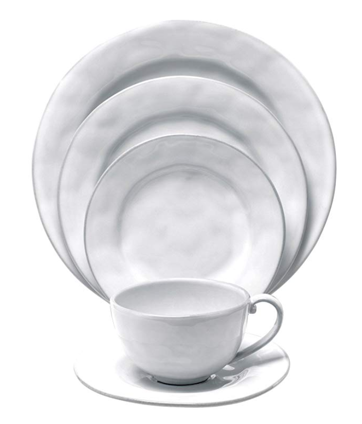 Juliska Quotidien 5 Piece Place Setting - White Truffle