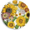 Michel Design Works Sunflower Melamine Serveware Large Round Platter