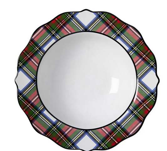 Juliska Stewart Tartan - 13" Serving Bowl