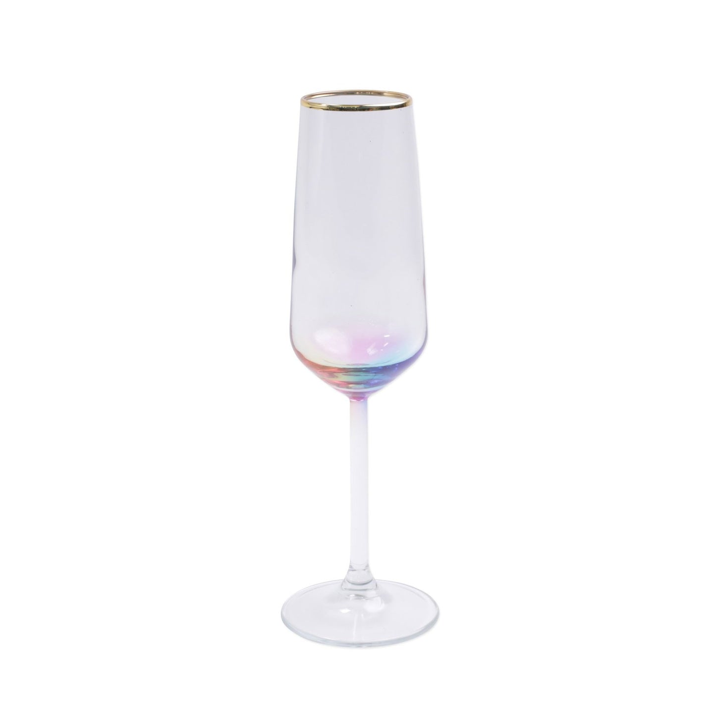 Vietri Rainbow Champagne Flute
