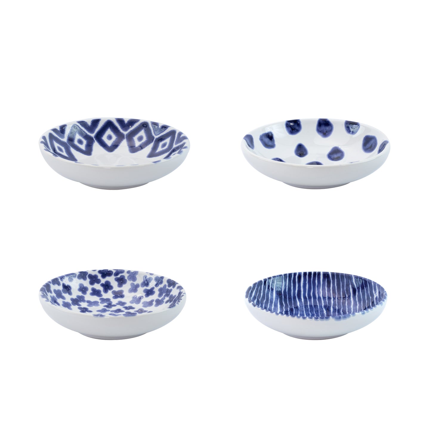 Vietri Santorini Assorted Condiment Bowls - Set of 4