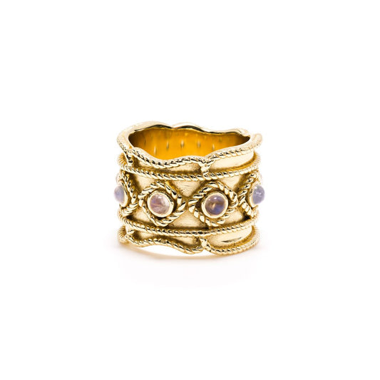 Capucine De Wulf Victoria Ring, Blue Labradorite