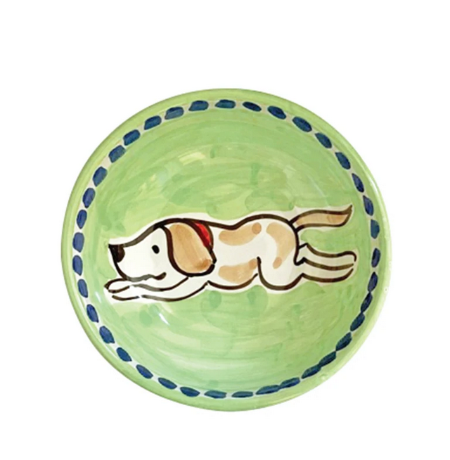 Vietri Campagna Cane (Dog) Olive Oil Bowl