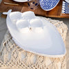Vietri Melamine: Lastra Fish White - Platter Oval Large