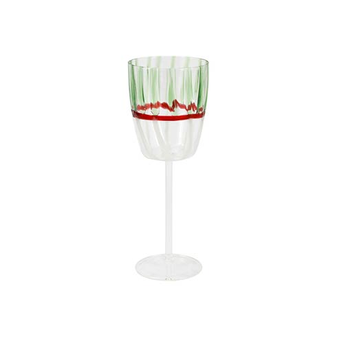 Vietri Garland Wine Glass