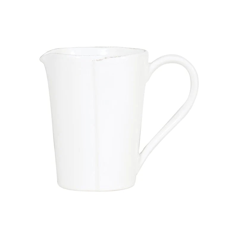 Vietri Melamine: Lastra White Pitcher