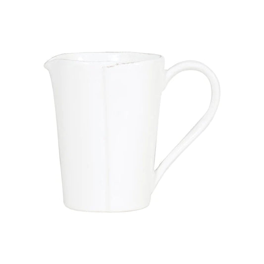 Vietri Melamine: Lastra White Pitcher