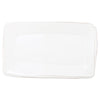 Vietri Melamine: Lastra White Rectangular Platter