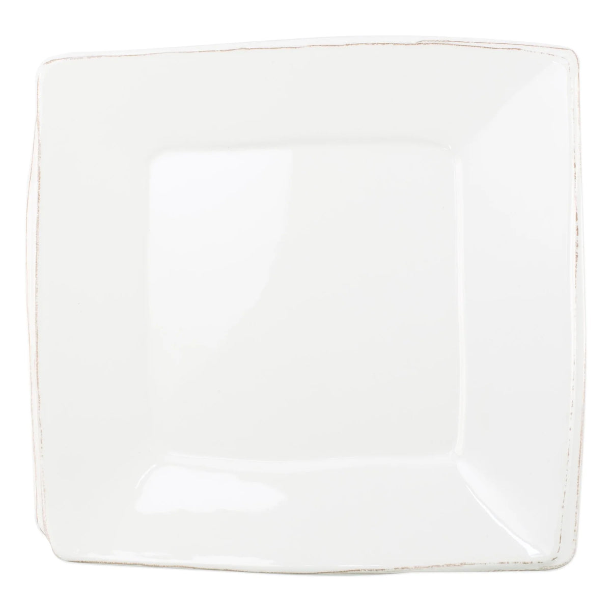 Vietri Melamine: Lastra White Square Platter