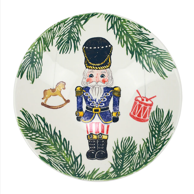 Vietri Nutcrackers Serving Bowl - Large