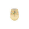 Vietri Regalia Stemless Wine Glass - Cream