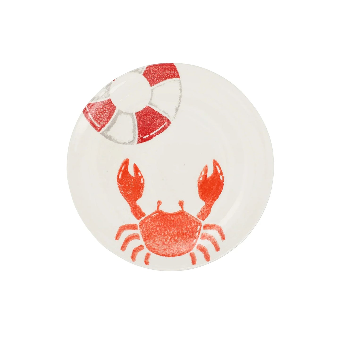 Vietri Riviera Salad Plate - Crab