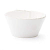 Vietri Lastra White - Stacking Cereal Bowl