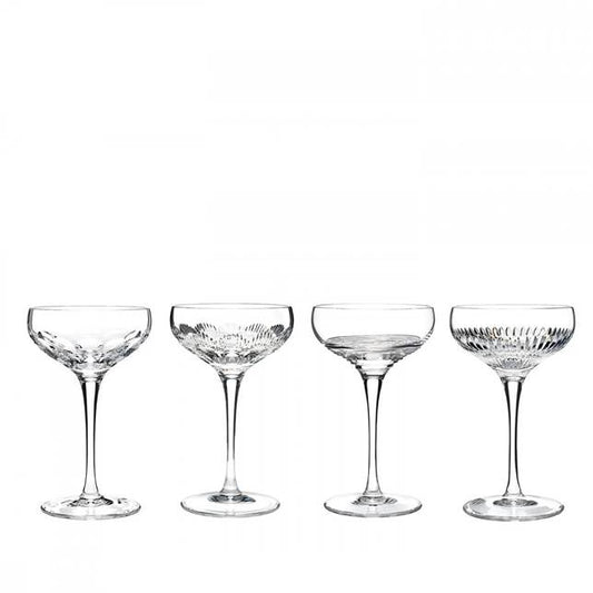 Waterford Mixology Mixed Coupes Small 4oz, Set of 4