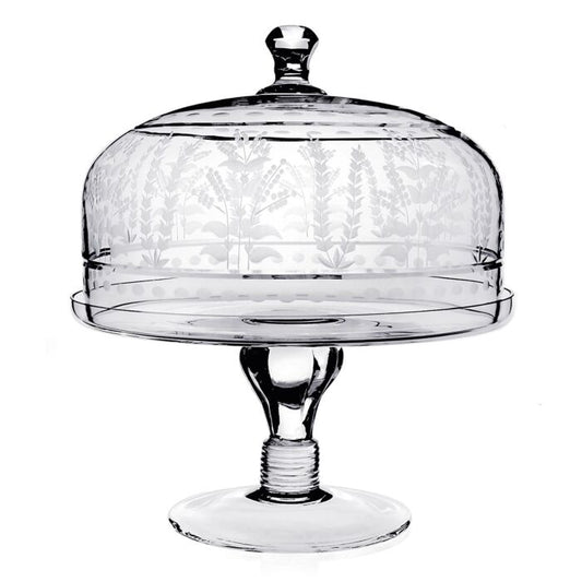 William Yeoward Portia Cake Stand & Dome 12"