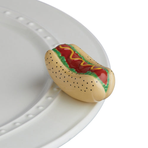 Nora Fleming Mini: Chicago Dog (Hotdog)