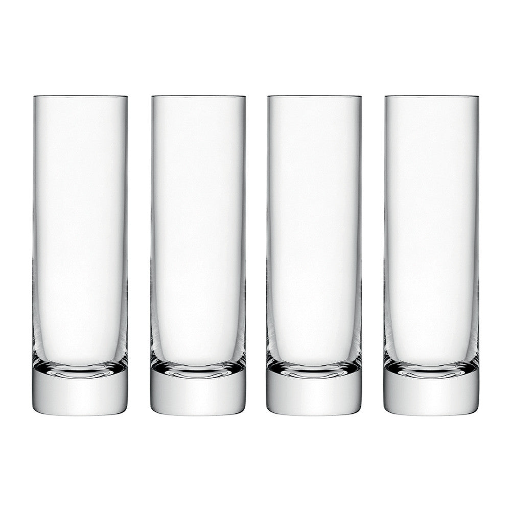 LSA Bar Long Drink Glass set of 4 clear