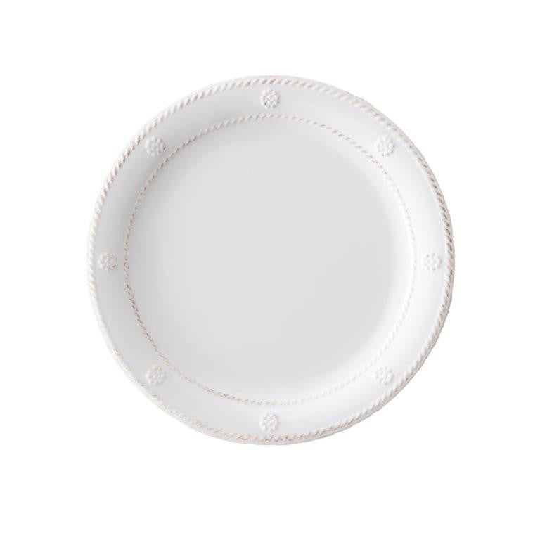 Juliska Melamine: Berry & Thread Dessert/Salad Plate  - Whitewash